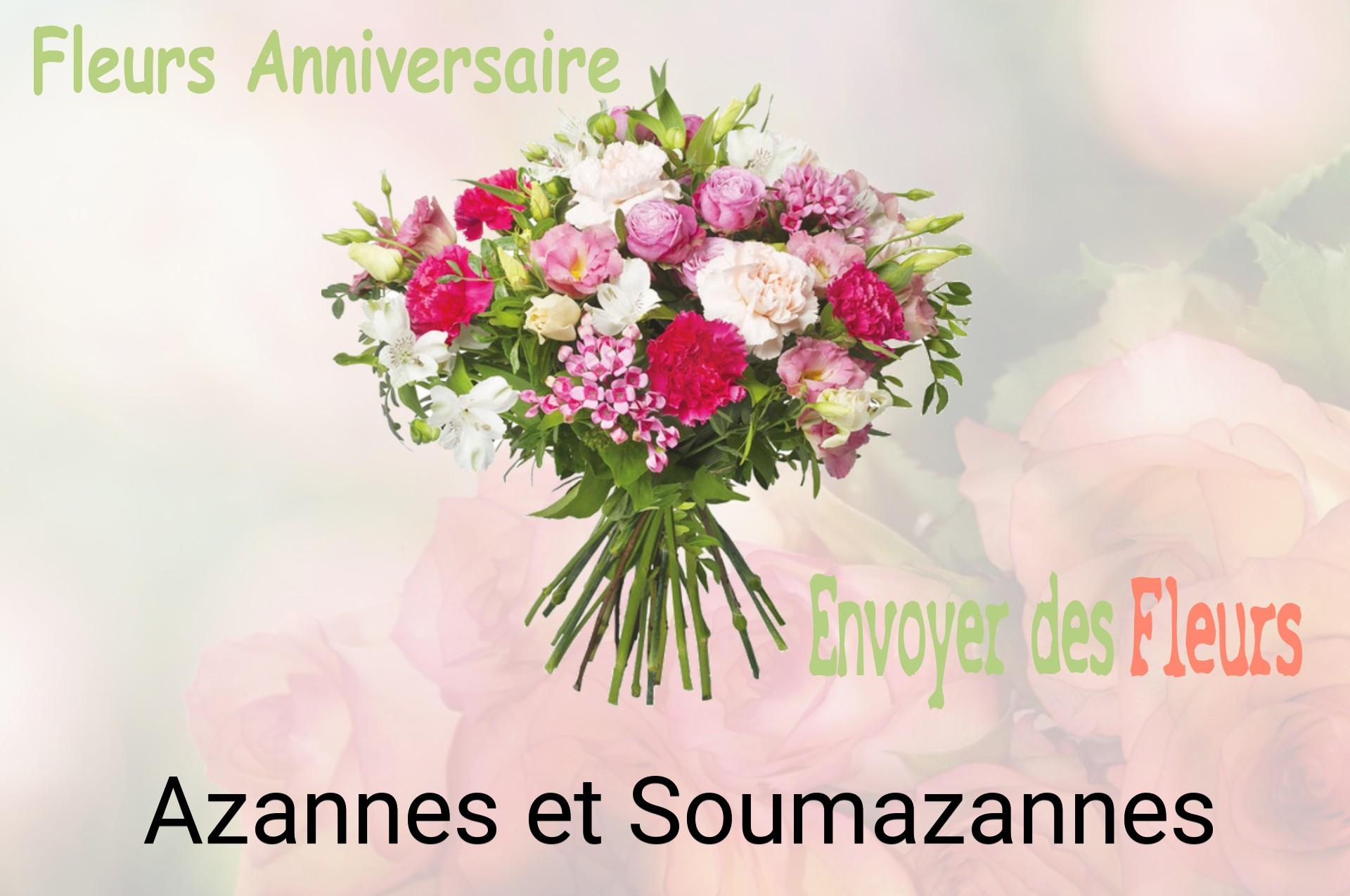 Bouquet de fleurs d’anniversaire livré à Azannes-et-Soumazannes