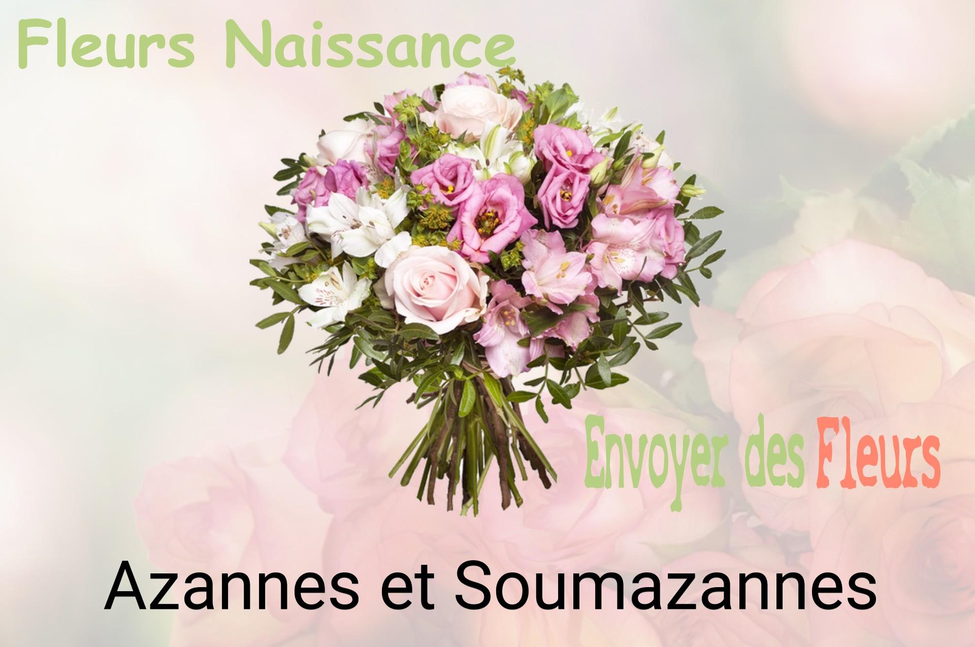 Bouquet de fleurs de naissance livré à Azannes-et-Soumazannes