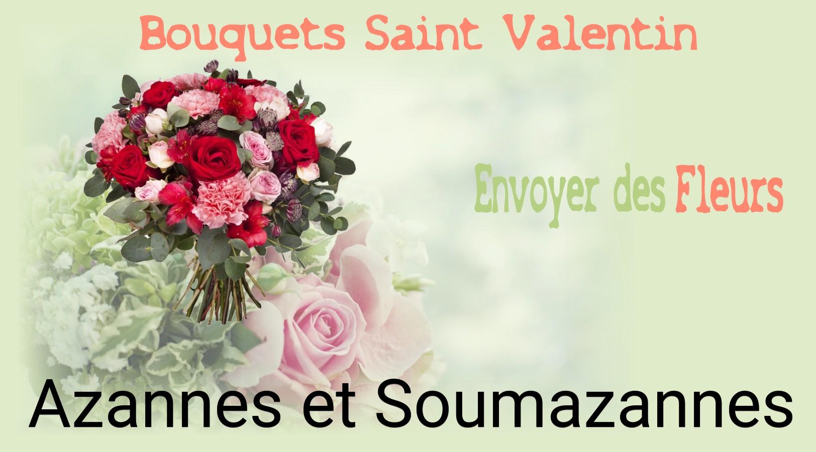 Roses de Saint-Valentin livrées à Azannes-et-Soumazannes